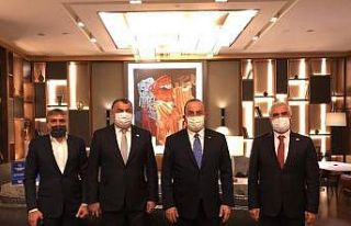 Çavuşoğlu DATÜB heyetini kabul etti