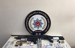 Ceyhan’da uyuşturucu satıcılarına hava destekli...