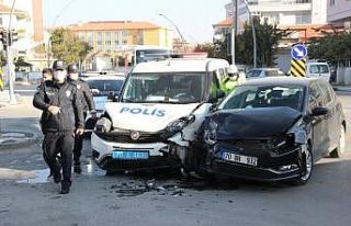 Cezaevinde isyan alarmına giden polis ekibi kaza...