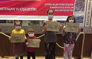 Çocuklar Hat Sanatını öğrendi