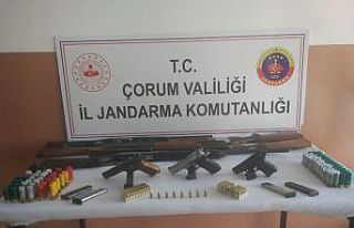 Çorum’da jandarmadan silah operasyonu
