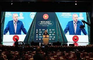 Cumhurbaşkanı Erdoğan toplu açılış törenine...