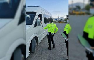 Dalaman’da yolcu araçlarına korona virüs denetimi...