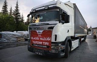 Deprem bölgesi Elazığ’dan İzmir’e 3 tır yardım...