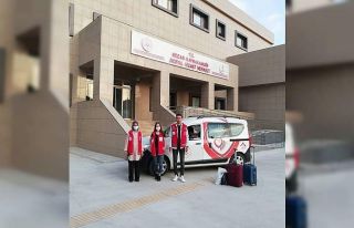 Depremzedelere destek olmak için İzmir’e gittiler