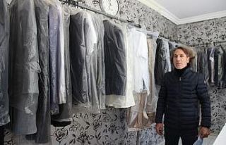 Depremzedelerin eşyaları kuru temizlemecide kaldı