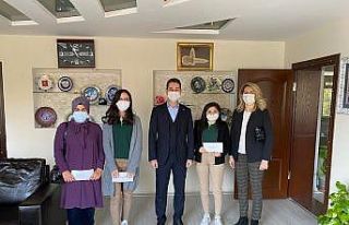 Dereceye giren öğrenciler ödüllendirildi