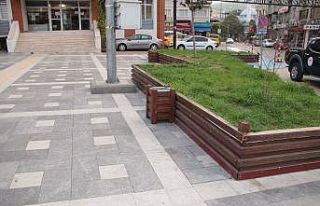 Devrek’te banklar ve oturaklar kaldırıldı