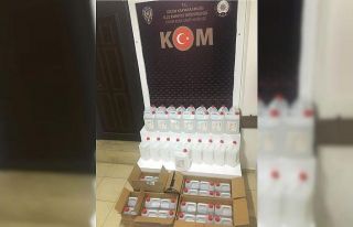 Didim’de sahte içki operasyonu