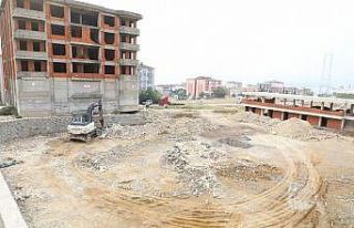 Diliskelesi halı saha ve sosyal tesis inşaatı başladı