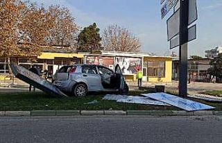 Direksiyon hakimiyetini kaybedince kazaya engel olamadı