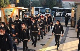 Dolandırıcılıktan adliyeye sevk edilen 30 şüpheliden...