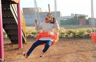 Down sendromlu Medine’nin park hayali gerçek oldu
