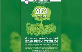 DPÜ, Hatay için 2 Bin 53 fidan dikecek