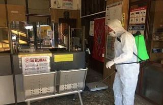 Dumlupınar’da dezenfekte çalışmaları