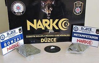 Durdurulan araçtan uyuşturucu çıktı