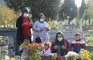 Düzce depreminin 21. yıl dönümünde deprem şehitliği...