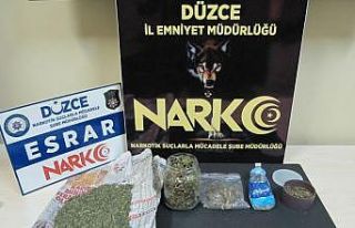 Düzce’de uyuşturucu operasyonu: 5 gözaltı