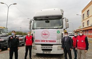 Düzce’den bir yardım tırı daha İzmir’e gönderildi