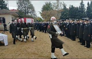 Edirne şehidini uğurladı