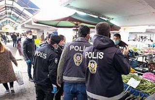 Edirne’de 30 dakikada 27 kişiye ceza kesildi