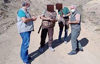 Elazığ’da av denetimi, 6 şahsa yasal işlem yapıldı
