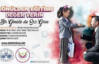 Elazığ’da "Bir gönüle de siz girin"...