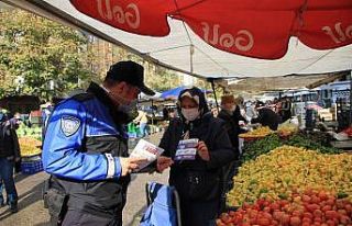 Elazığ’da polisten Covid-19 denetimi