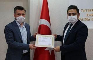Emniyet personeline Korona virüs ile mücadelede...