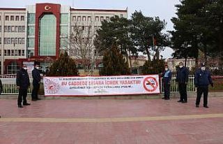 Erciş Belediyesi cadde ve sokaklara sigara yasağı...