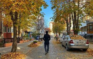 Eskişehir’de eşsiz sonbahar manzarası