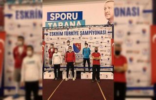 Eskrim Türkiye Şampiyonasında Erzurum’a altın...