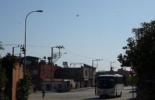 Esnaf droneli denetimi film gibi izledi