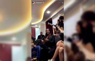 Fenomenlerin ev partisi kamerada