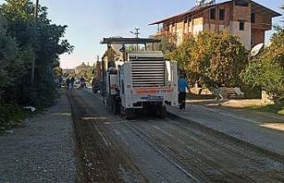 Fethiye Esenköy yolu asfaltlanıyor