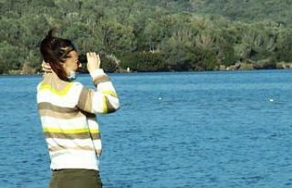 Flamingolar Bodrum’a çok erken geldi