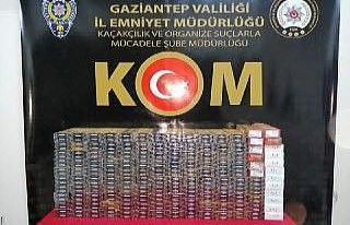 Gaziantep’te 3 bin 290 paket gümrük kaçağı...