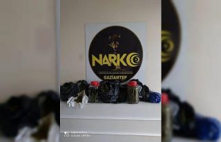 Gaziantep’te 5 kilo 800 gram kubar esrar ele geçirildi