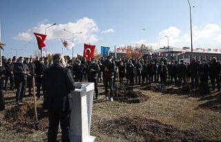 Geleceğe nefes için fidanlar toprakla buluştu