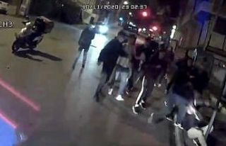 Gence öldüresiye meydan dayağı kamerada