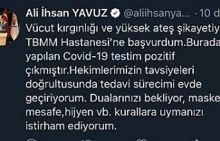 Genel Başkan Yardımcısı Yavuz korona virüse yakalandı