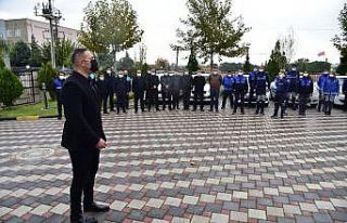 Genel Sekreter Yardımcısı Yıldırım, saha personelleriyle...