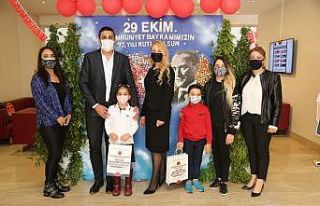 GKV’li minik ressamlar ödüllendirildi