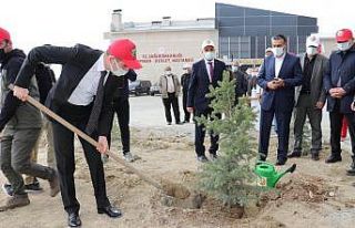 Gürpınar’da fidan dikimi
