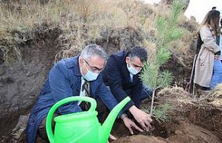 Hacılar’da bin 100 fidan toprakla buluştu