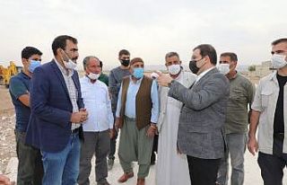 Haliliye kırsalına halı saha
