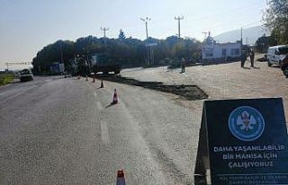 Halitpaşa’da sıcak asfalt başladı