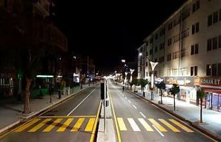 Hastane ve Hacıbekir caddelerinin yol çizgileri...