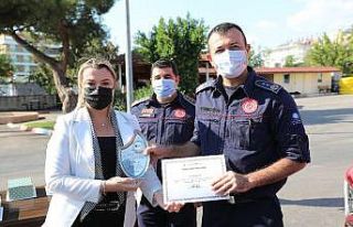 Hayat kurtaran kahramanlar ödüllendirildi