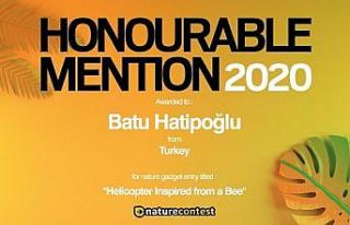 “Helicopter Inspired From A Bee” projesiyle Türkiye...